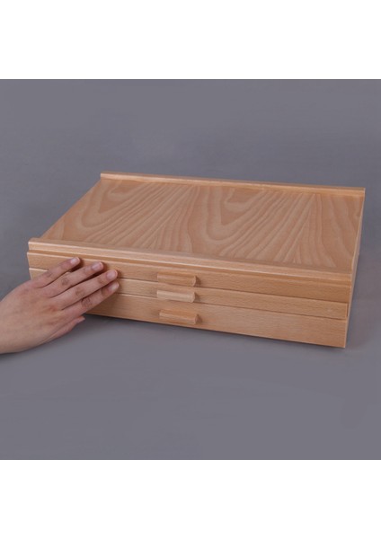 Kalem, Kalem, Pastel, Keçeli Kalem Sanat Seti Için 3 Katlı Çekmeceli Sanatçı Ahşap Sanat Saklama Kutusu, Öğrenci Boyama Aletleri Için Saklama Kutusu (Yurt Dışından) fırsatları