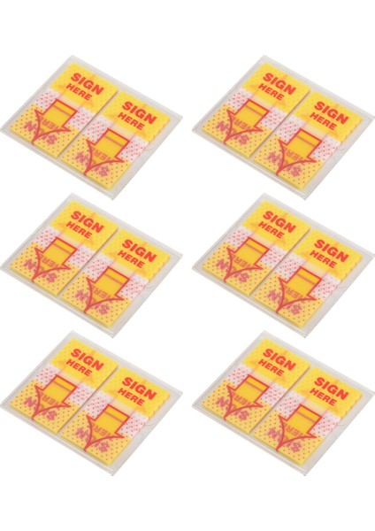 300 Adet Burada Imzala Sekmeleri Burada Imzala Etiketleri Burada Imzala Bayrakları Dağıtıcı Oklu Bayrak, 1 Inç (Sarı) (Yurt Dışından) fiyatları