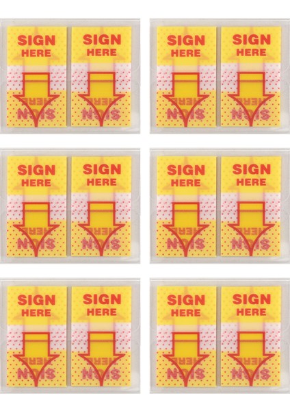 300 Adet Burada Imzala Sekmeleri Burada Imzala Etiketleri Burada Imzala Bayrakları Dağıtıcı Oklu Bayrak, 1 Inç (Sarı) (Yurt Dışından) modelleri