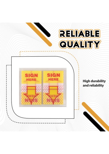 300 Adet Burada Imzala Sekmeleri Burada Imzala Etiketleri Burada Imzala Bayrakları Dağıtıcı Oklu Bayrak, 1 Inç (Sarı) (Yurt Dışından) indirimleri