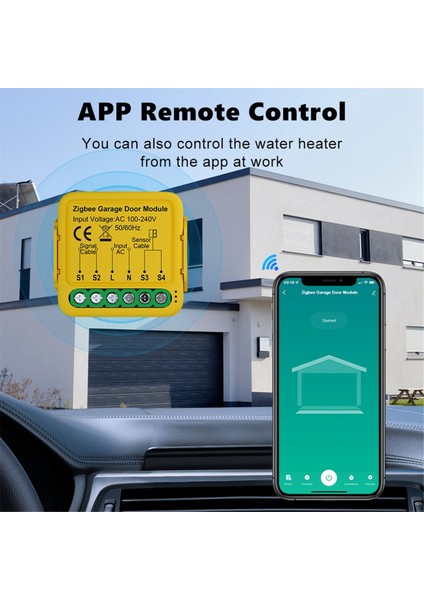 Tuya Zigbee Garaj Kapısı Açma Kontrol Cihazı Akıllı Anahtar Modülü Alexa Google Home Için Sesli Uzaktan Kumanda Desteği (Yurt Dışından) indirimleri