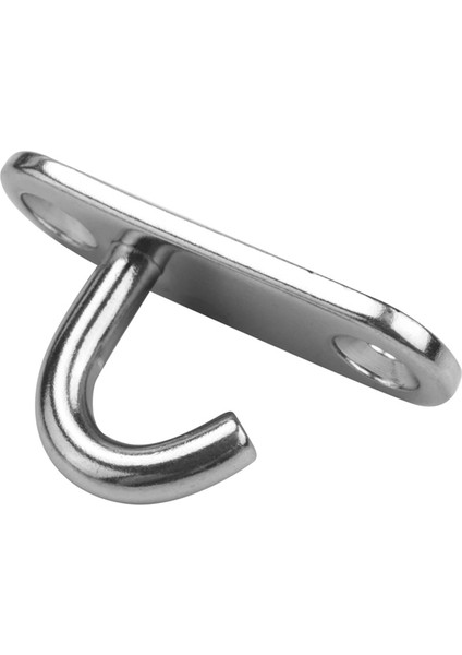 6'lı Paket Paslanmaz Çelik Tavan Kancaları M5 Oval Açık Kancalar Ped Göz Plakası Ankraj Vidası Bitki Sepeti Için Duvara Monte Kanca (Yurt Dışından)