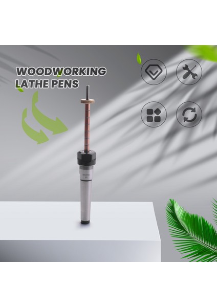 Rotary's Top Torna Makinesi Döner Merkezi Ahşap Torna Tükenmez Kalem Mandrel-Konik Şaft (Yurt Dışından) modelleri