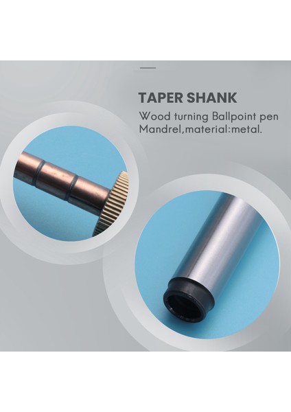 Rotary's Top Torna Makinesi Döner Merkezi Ahşap Torna Tükenmez Kalem Mandrel-Konik Şaft (Yurt Dışından) indirimleri