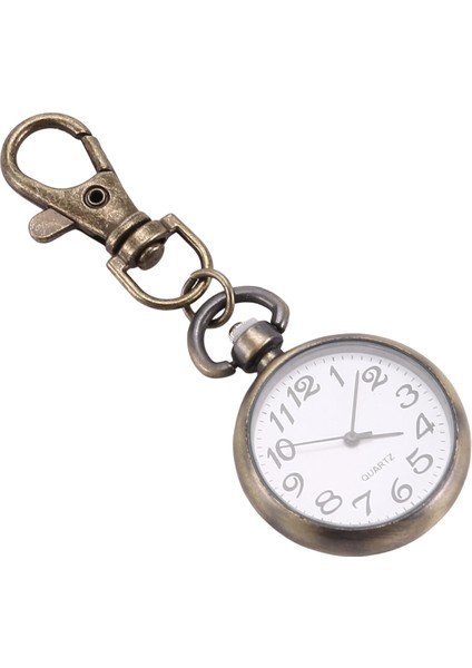 Bronz Renkli Yuvarlak Kolye Kuvars Saat Cep Anahtarlık Bayan Çocuk Saat Hediye Saat Noel Hediyesi (Yurt Dışından) fiyatları
