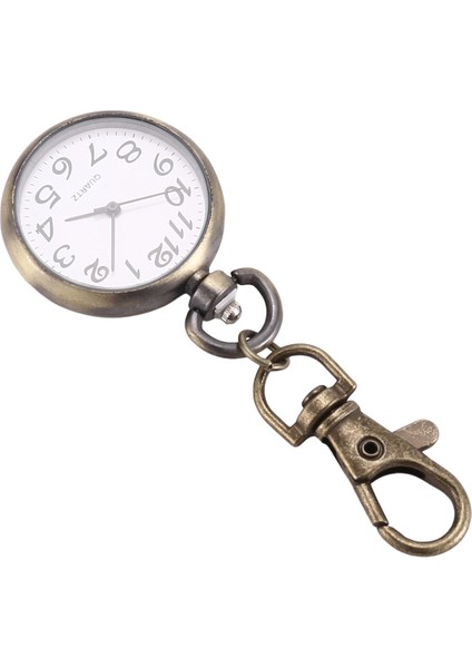 Bronz Renkli Yuvarlak Kolye Kuvars Saat Cep Anahtarlık Bayan Çocuk Saat Hediye Saat Noel Hediyesi (Yurt Dışından) modelleri