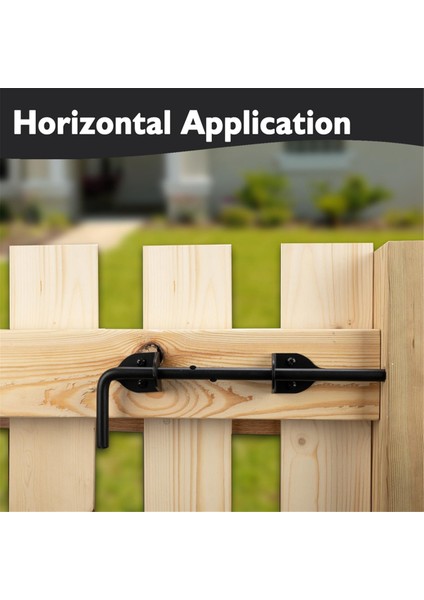 Ağır Hizmet Tipi Kapı Mandalı Taşınabilir Baston Cıvatalı Kapı Mandalı Kilidi Kapı Durdurucu Donanımı Tek Açık Kapı Kapısı Ahşap Çit (Yurt Dışından) modelleri