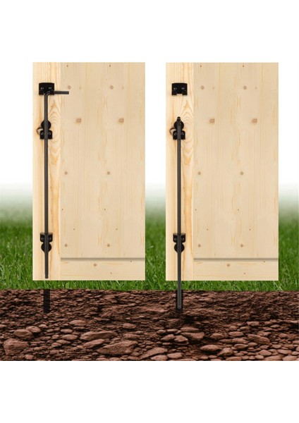 Ağır Hizmet Tipi Kapı Mandalı Taşınabilir Baston Cıvatalı Kapı Mandalı Kilidi Kapı Durdurucu Donanımı Tek Açık Kapı Kapısı Ahşap Çit (Yurt Dışından) indirimleri