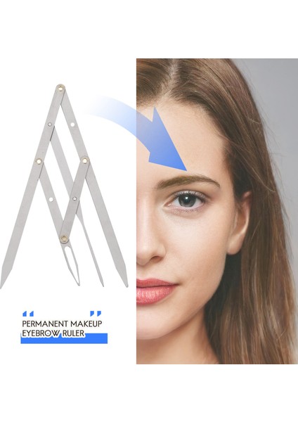 Adet Kaş Cetveli Kalıcı Makyaj Kaş Cetveli Altın Oran Ayırıcı Kumpas Microblading Şablon Şekillendirme Aleti Dövme Aksesuarları Malzemeleri (Yurt Dışından) fiyatları