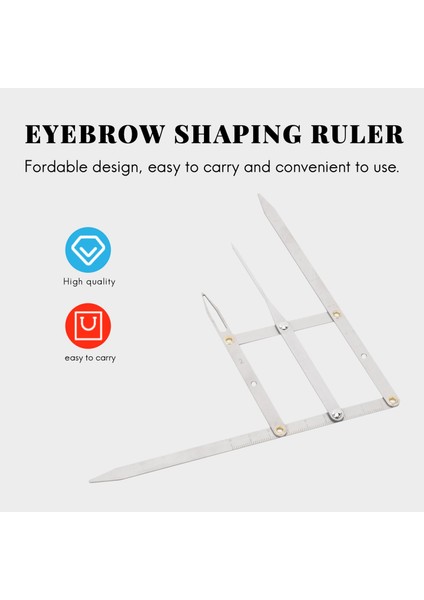 Adet Kaş Cetveli Kalıcı Makyaj Kaş Cetveli Altın Oran Ayırıcı Kumpas Microblading Şablon Şekillendirme Aleti Dövme Aksesuarları Malzemeleri (Yurt Dışından) fırsatları