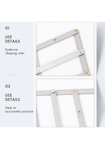 Adet Kaş Cetveli Kalıcı Makyaj Kaş Cetveli Altın Oran Ayırıcı Kumpas Microblading Şablon Şekillendirme Aleti Dövme Aksesuarları Malzemeleri (Yurt Dışından) indirimleri