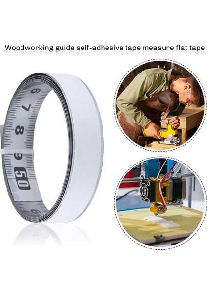 Paslanmaz Çelik Yapışkanlı Terazi Hassas Ahşap Işleme Kılavuz Rayı Kendinden Yapışkanlı Mezura Metal Cetvel Yapıştırıcılı, B-100CM (Yurt Dışından) fırsatları