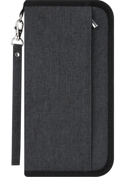 Pasaport Tutucu Seyahat Cüzdanı, Aile Pasaport Cüzdanı Rfıd Engelleme Su Geçirmez Unisex Seyahat Belgesi Düzenleyici (Yurt Dışından)