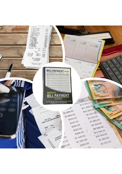 Aylık Fatura Düzenleyici Ödeme Takipçisi Planlayıcı Not Defteri Ev Bütçesi Hesap Tablosu Erkekler Kadınlar Için Gider ve Fatura Takipçisi (Yurt Dışından) fiyatları
