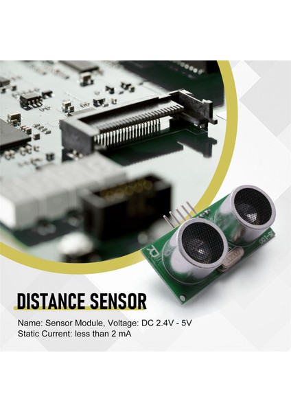Adet US-100 Ultrasonik Sensör Modülü Dc 2,4 V - 5 V Sıcaklık Telafisi Aralığı Mesafesi ile (Yurt Dışından) fırsatları