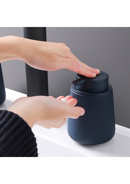 Banyo Seramik Şişe El Duş Jeli Banyo Aksesuarları Sabunluk Mavi (Yurt Dışından) indirimleri