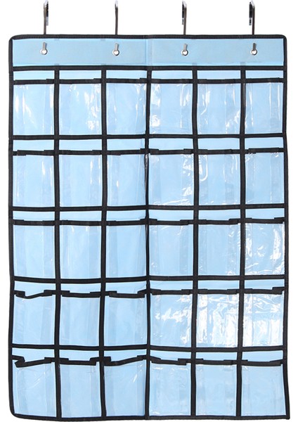 Hesap Makinesi Tutucu Için Cep Tablosu, Sınıf Için 30 Cep Tablosu 33,5 x 24,5 Inç Askılı Cep Telefonu Düzenleyici (Yurt Dışından)