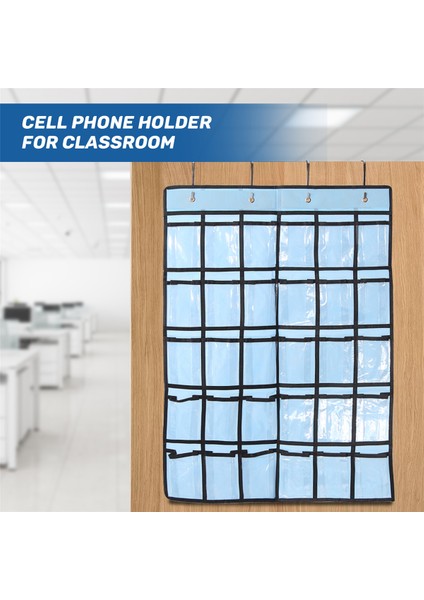Hesap Makinesi Tutucu Için Cep Tablosu, Sınıf Için 30 Cep Tablosu 33,5 x 24,5 Inç Askılı Cep Telefonu Düzenleyici (Yurt Dışından) fırsatları