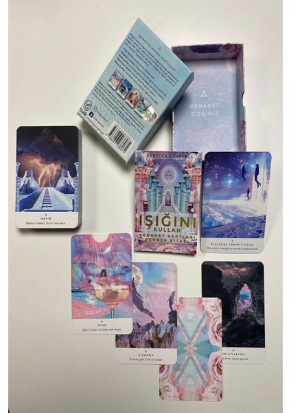 Işığını Kullan Kehanet Kartları – Rebecca Campbell Spiritüel Rehberlik ve İlham Seti modelleri