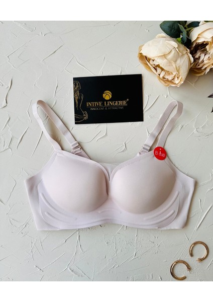 Olivia Balensiz Dikişsiz Lazer Kesim Hafif Destekli Önü Dantel Detaylı Yeni Nesil Sütyen (Intive Özel) fiyatları