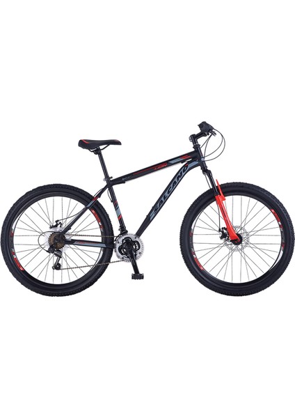 Lion 26 Md 15" Jant Bisiklet Siyah Kırmızı Gri