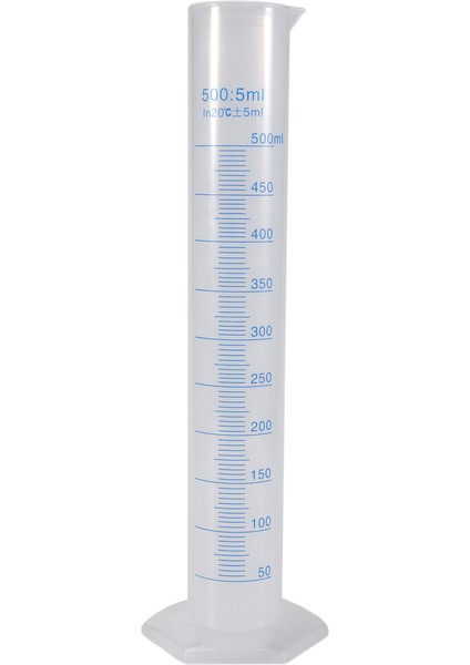500 ml Plastik Şeffaf Dereceli Tüp. (Yurt Dışından)