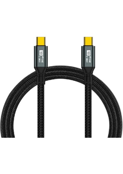 Yaylı Veri Kablosu Tam Fonksiyonlu Type-C 3.2 Yüksek Hızlı Iletim Kablosu Carpaly Hızlı Şarj Kablosu