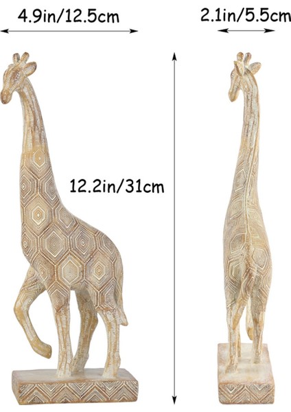 Boho Zürafalar Heykelleri Modern Sanat Heykeli Ev Dekorasyonu Süsleri Yatak Odası, Ofis Oturma Odası, Masaüstü, Dolaplar (Yurt Dışından) indirimleri