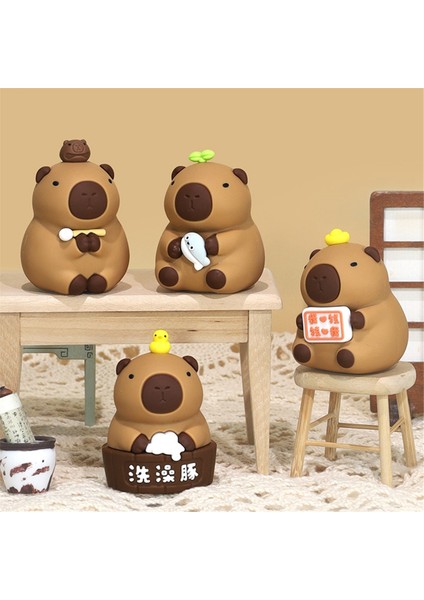 4 Adet Kapia Heykeli Araba Dekorasyon Hediye Mini Heykel Ev Dekoru Hayvan Heykelcik Dekor Masaüstü Süsleme Masaüstü Için (Yurt Dışından) indirimleri