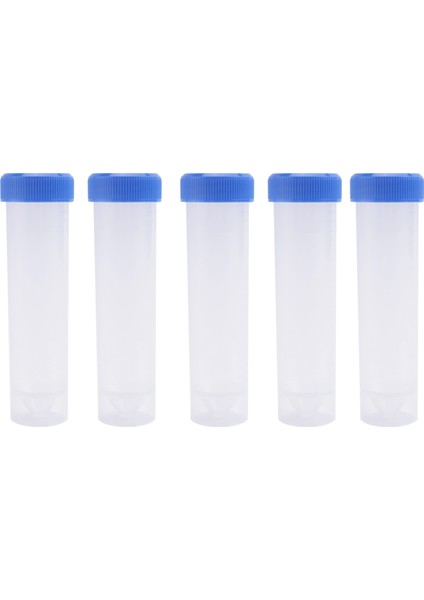 Adet 50ML Plastik Şeffaf Santrifüj Tüpü Ölçekli Plastik Test Tüpü Vidalı Kapaklı Serbest Duran (Yurt Dışından)