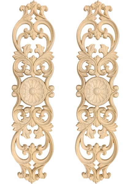 30CMX7CM Ahşap Oyma Çıkartmaları Oyma Köşe Çiçek Ev Dekorasyon Dolabı Kapı Yatak Dekoratif Yama Onlay Ahşap Aplike (Yurt Dışından) fiyatları