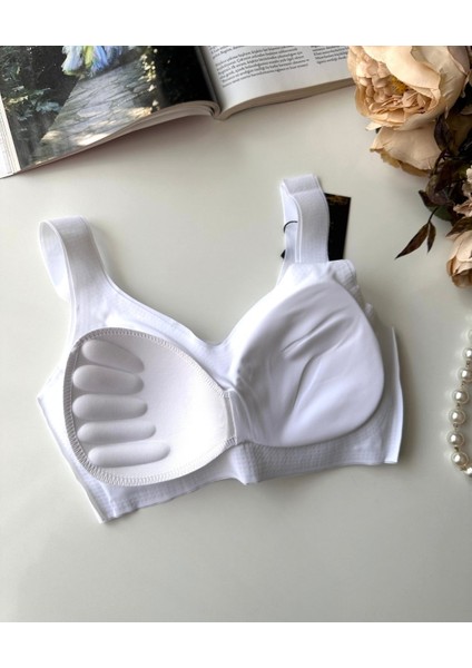 Intive Balensiz Dikişsiz Push-Up Çıkarılabilir Padli Invisible (Görünmez) Bralet - Ithal Bra indirimleri