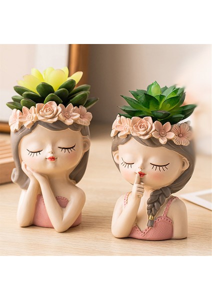 Küçük Peri Sukulent Bitki Saksısı Seti Drenaj Deliği 4 Inç Iç Mekan Kaktüs Saksısı Benzersiz Sevimli Çiçek Vazoları Dekor A (Yurt Dışından) fırsatları