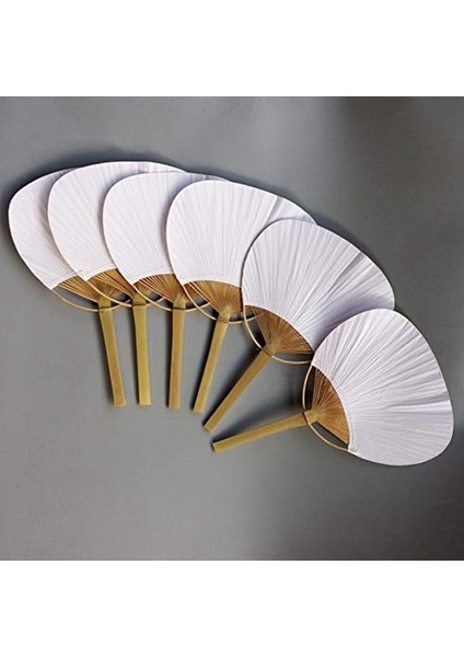 Düğün Dekorasyonu Için 36 Adet / Grup Düğün Beyaz Kürek Fanı (Yurt Dışından) fırsatları