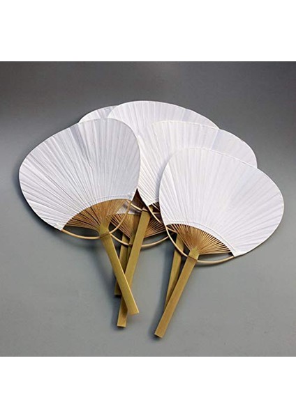 Düğün Dekorasyonu Için 36 Adet / Grup Düğün Beyaz Kürek Fanı (Yurt Dışından) indirimleri