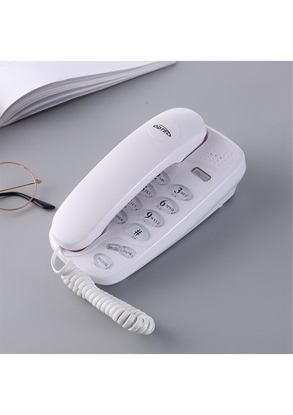 KXT-580 Büyük Düğmeli Kablolu Telefon Duvara Monte Telefonlar Makine Desteği Duvara Monte Veya Masa Telefonu Beyaz (Yurt Dışından) indirimleri