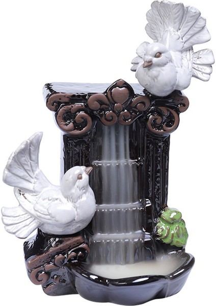 Seramik Tütsü Brülörleri Geri Akışlı Tütsü Brülör Tutucu Ev Dekoru Konileri Geri Akışlı Tütsü Brülör Tutucu Ev Dekoru (Yurt Dışından)