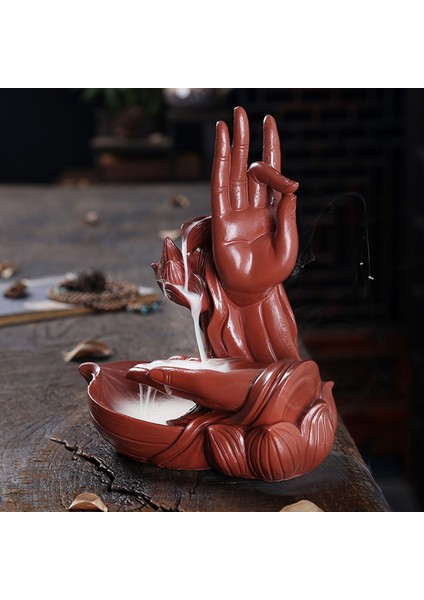 Geri Akış Lotus Tütsü Brülör Şelale Tütsü Koni Bergamot Tütsü Sopa Tutucu Ev Zen Buda El Tütsü Brülör A (Yurt Dışından) fiyatları