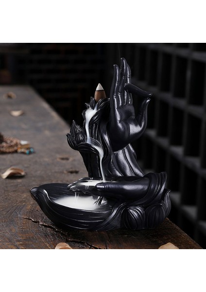 Geri Akış Lotus Tütsü Brülör Şelale Tütsü Koni Bergamot Tütsü Sopa Tutucu Ev Zen Buda El Tütsü Brülör A (Yurt Dışından) modelleri