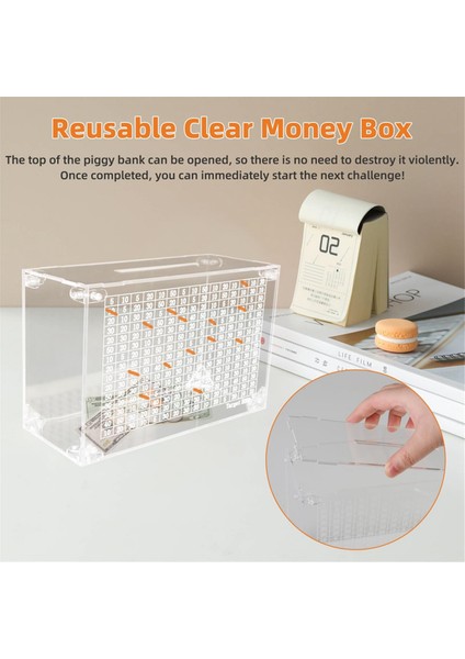 Çocuklar Yetişkinler Için Şeffaf Kuma, Şeffaf Akrilik Kuma, Tasarruf Hedefi Için Sayaçlı Yetişkin Para Kutusu En Iyi Hediye 5000 (Yurt Dışından) fırsatları