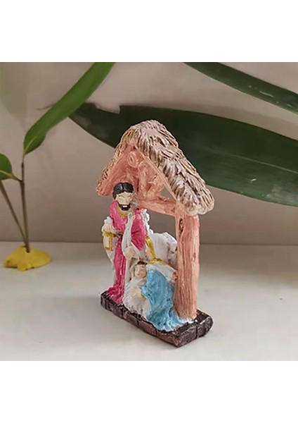 Reçine El Sanatları Yaratıcı Süsler Isa Üç Ayakta Samanlık Heykeli Dini Malzemeleri Oturma Odası Yatak Odası Süslemeleri A (Yurt Dışından) modelleri