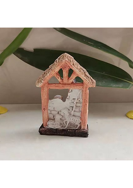 Reçine El Sanatları Yaratıcı Süsler Isa Üç Ayakta Samanlık Heykeli Dini Malzemeleri Oturma Odası Yatak Odası Süslemeleri A (Yurt Dışından) fırsatları