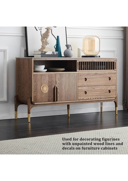 Oyma Çiçek Oyma Yuvarlak Ahşap Aplikler Mobilya Dolabı Boyasız Ahşap Pervaz Çıkartması Dekoratif Heykelcik (Yurt Dışından) fırsatları