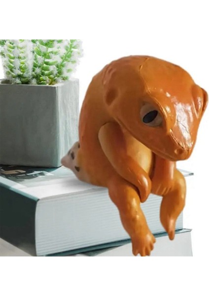 Kertenkele Heykelciği Reçine Oturan Kertenkele Ev Dekoru Heykelciği Masaüstü Dekorasyonu Ev Aksesuarları Oturma Odası Mutfak E (Yurt Dışından) fırsatları