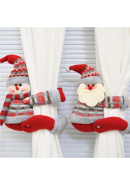 1 Adet Noel Perde Tutucu Kanca Perde Klipsi Tieback Toka Klipleri Toka Kravat Arka Perde Dekoratif Ev Dekor(C) (Yurt Dışından) fırsatları