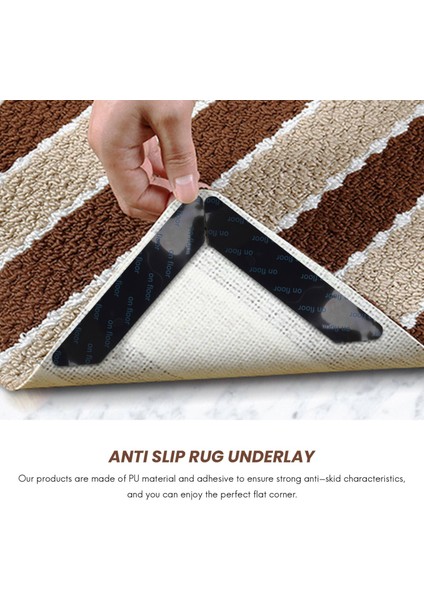 Ahşap ve Sert Zeminler Için Kaymaz ve Tekrar Kullanılabilir Halı Tutucular, Her Tür ve Boyuttaki Halılar Için (Yurt Dışından) fiyatları