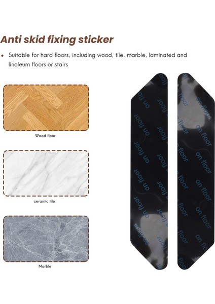 Ahşap ve Sert Zeminler Için Kaymaz ve Tekrar Kullanılabilir Halı Tutucular, Her Tür ve Boyuttaki Halılar Için (Yurt Dışından) fırsatları