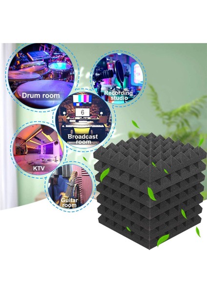 24 Adet 30X30X2.5CM Ses Yalıtımı Pamuk Ses Yalıtım Köpüğü Ses Yalıtım Köpüğü (Yurt Dışından) indirimleri