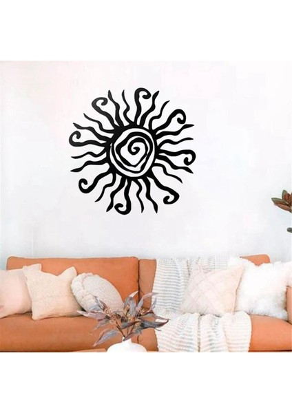 Güneş Tanrısı Metal Duvar Sanatı Iç/dış Mekan Dekoru - 12.2 Inç Mercan Pas Geçirmez Duvar Dekoru Yatak Odası, Bahçe, Veranda ve Çiftlik Evi Için (Yurt Dışından) fırsatları
