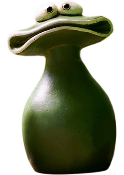 Büyük Ağızlı Kurbağa Saksı Reçine El Sanatları Ev Dekorasyonu Süsler Bahçe Bahçe Kurbağası Hayvan Süslemeleri L (Yurt Dışından)